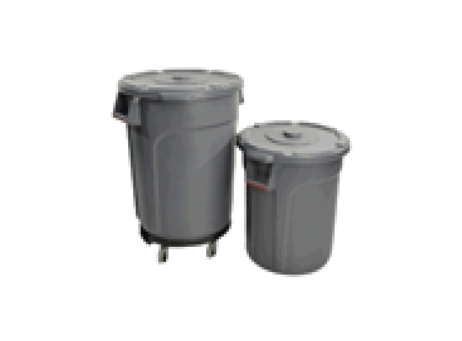 Circular Bin Lid with Detachable Wheels